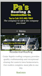 Mobile Screenshot of pasroofing.com